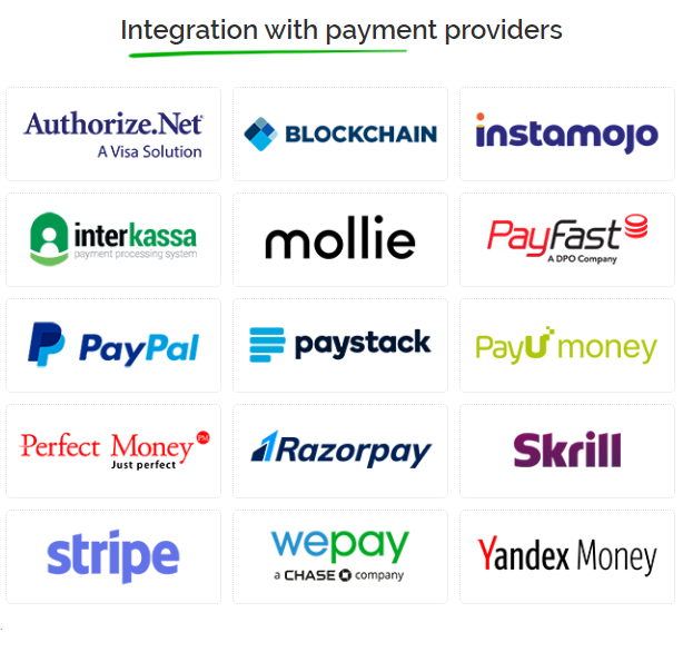 Payment providers