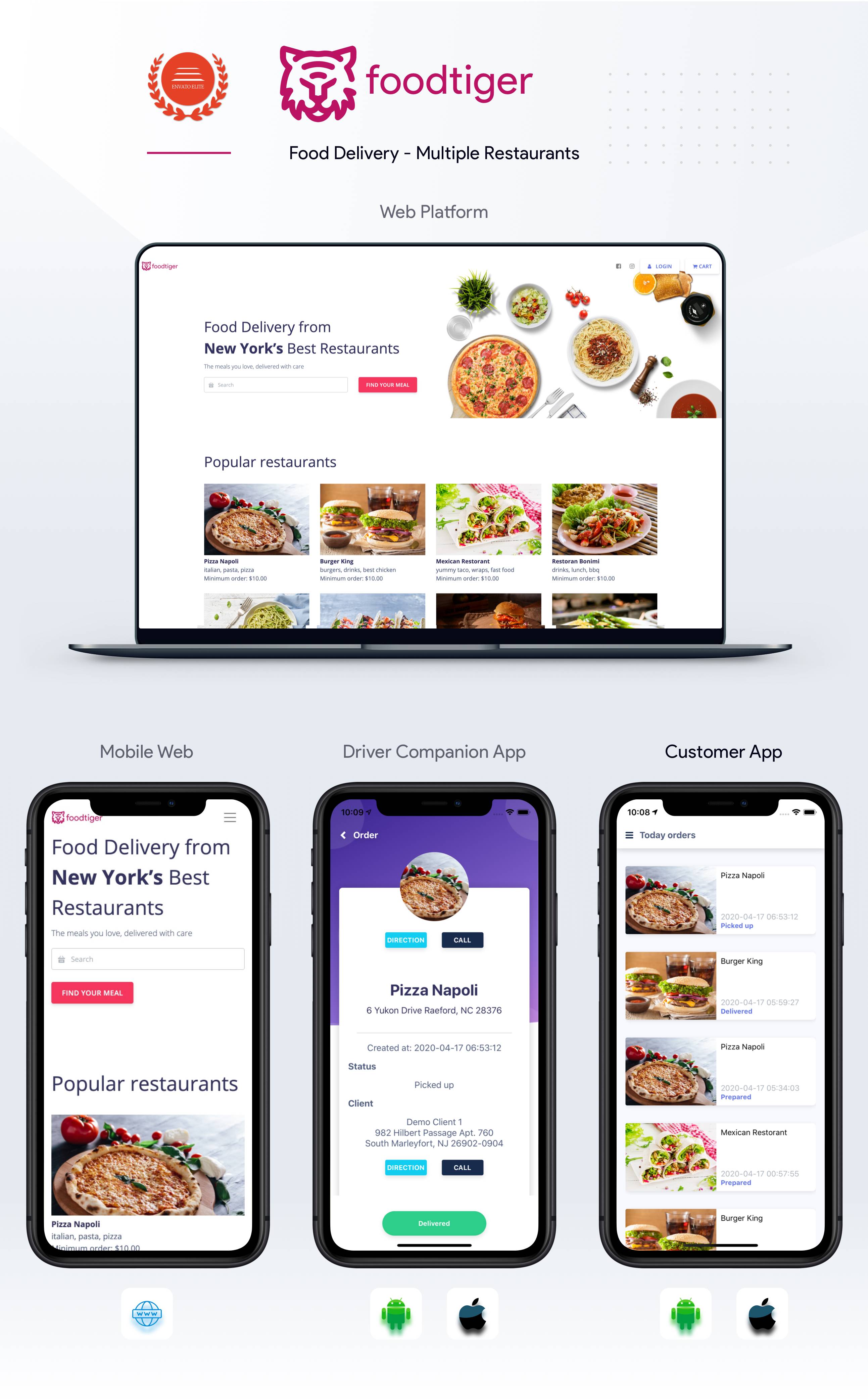 FoodTiger - Food delivery - Multiple Restaurants - 7