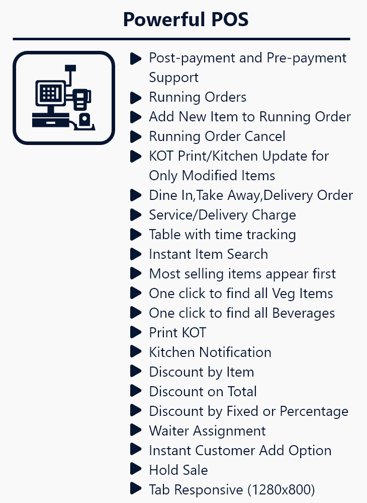 iRestora PLUS - Next Gen Restaurant POS - 23