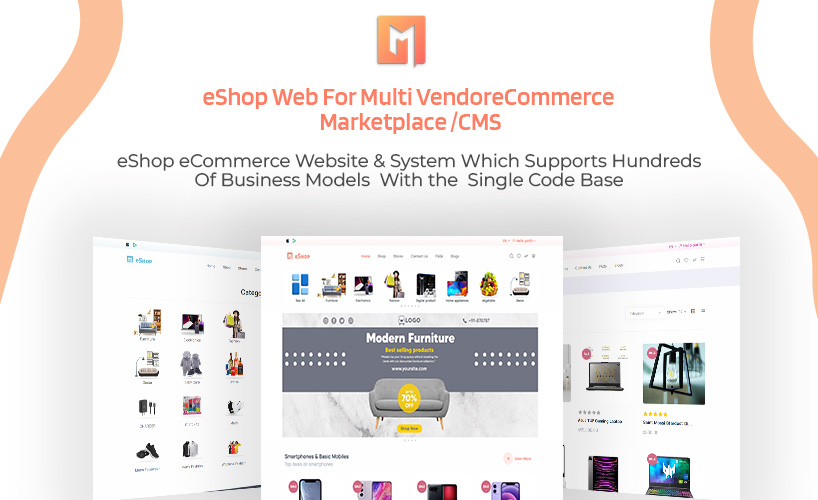 eShop web - Multi Vendor eCommerce Marketplace / CMS