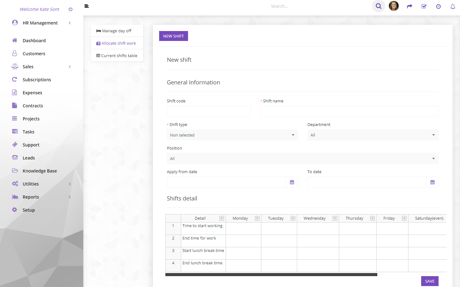 Human Resources Management - HR module for Perfex CRM - 14