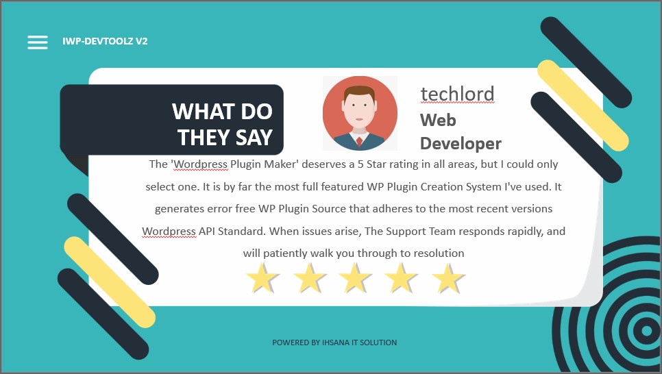iWP-DevToolz (Pro) - WordPress Plugin Maker + Code Generator - 19