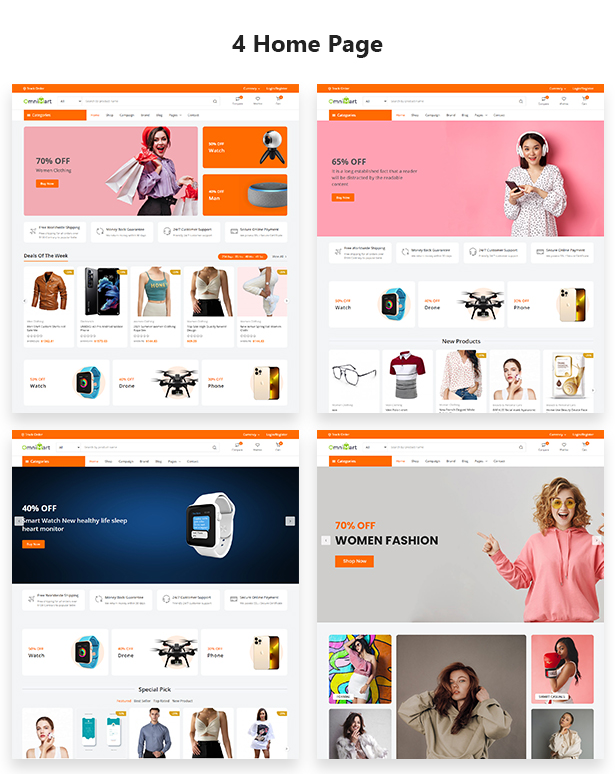 OmniMart - eCommerce CMS | Laravel eCommerce script - 1