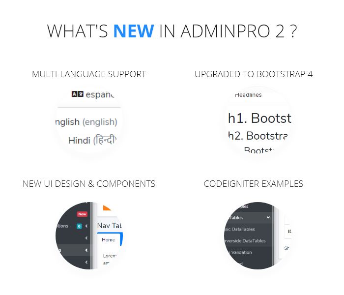 AdminPro - Login + Multi User Management + Codeigniter + Roles & Permission + Bootstrap 4 + AdminLTE - 1