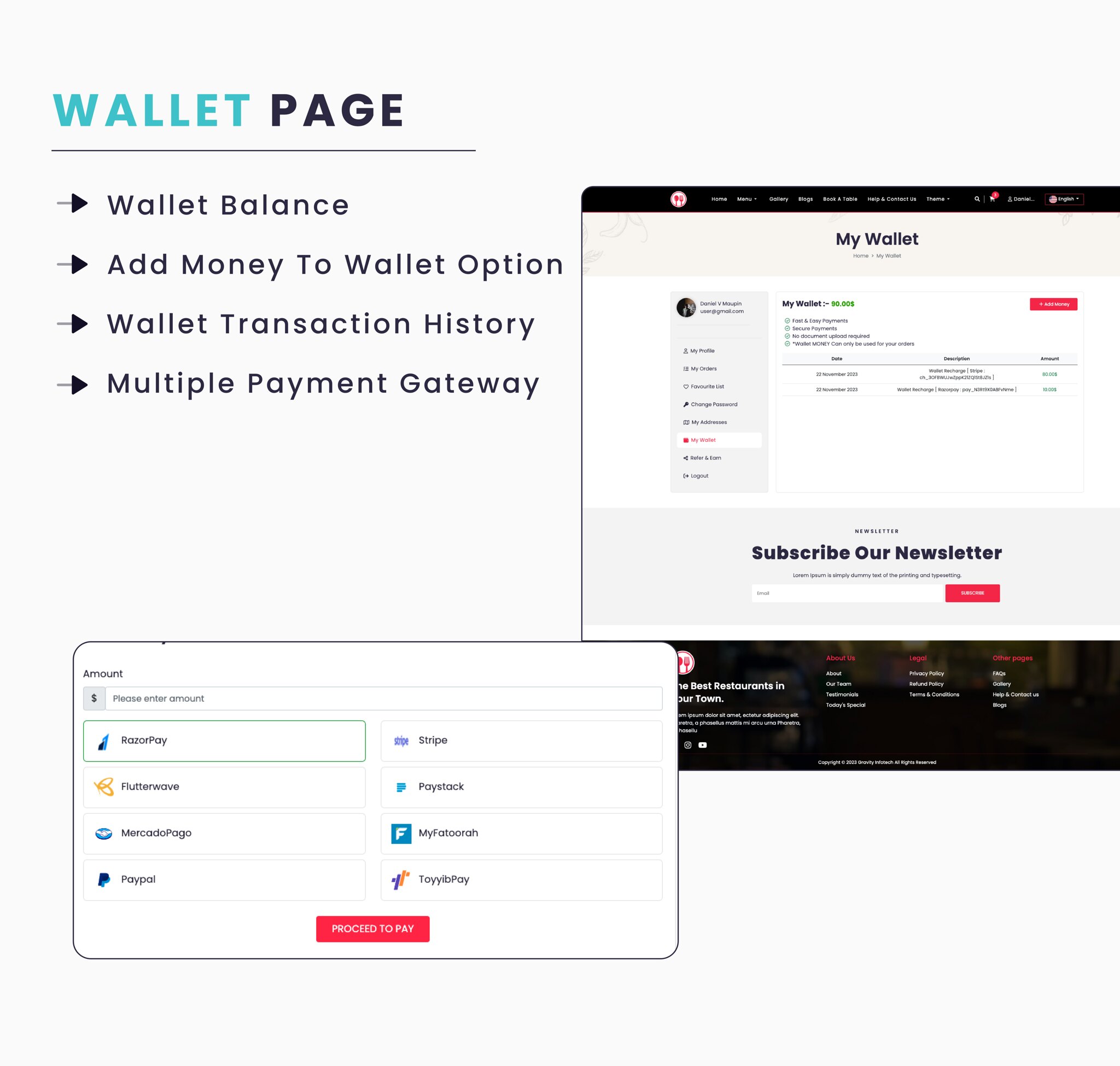 Single Restaurant - Laravel Website & Admin Panel - 11