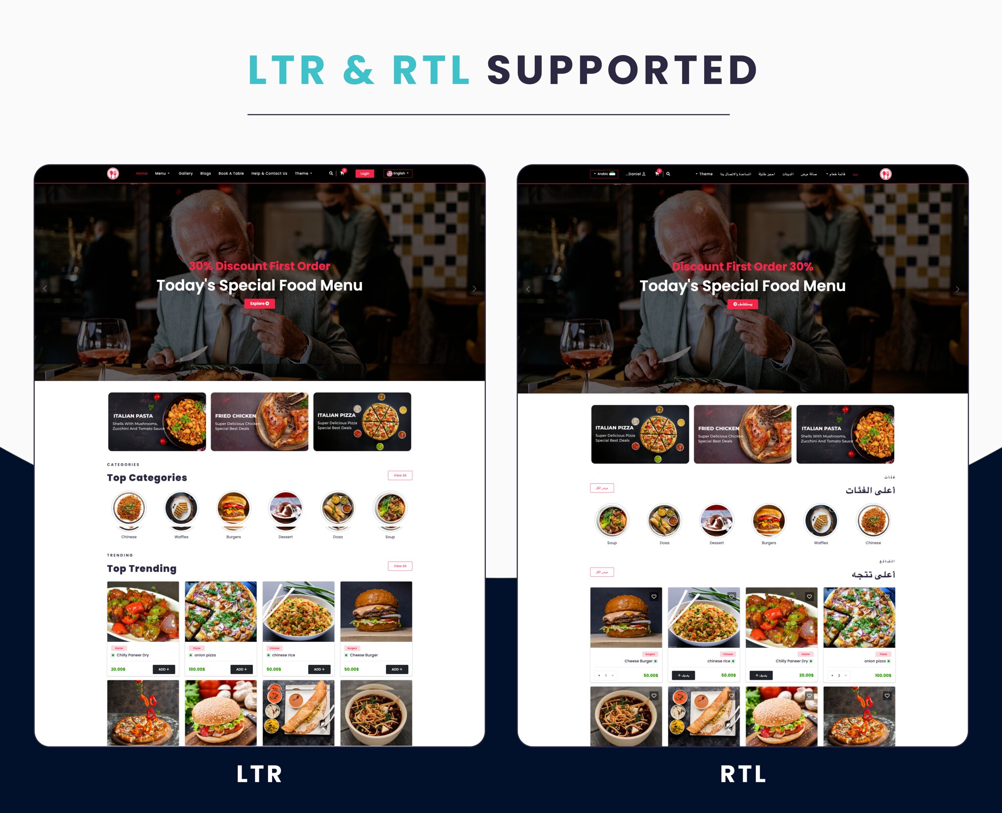 Single Restaurant - Laravel Website & Admin Panel - 12