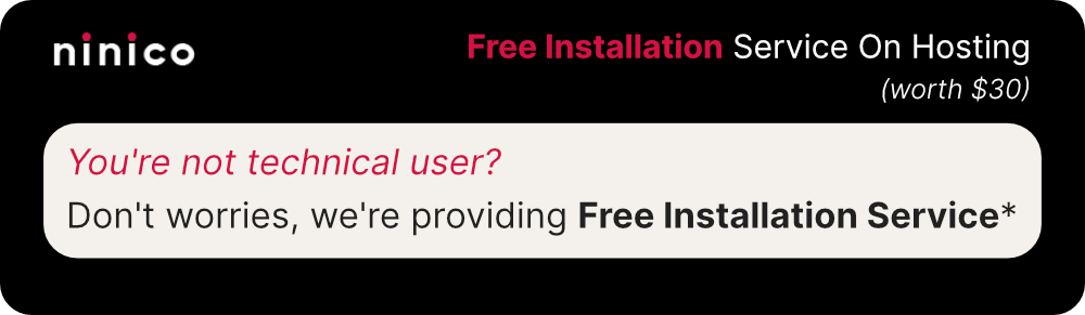 Free installation service