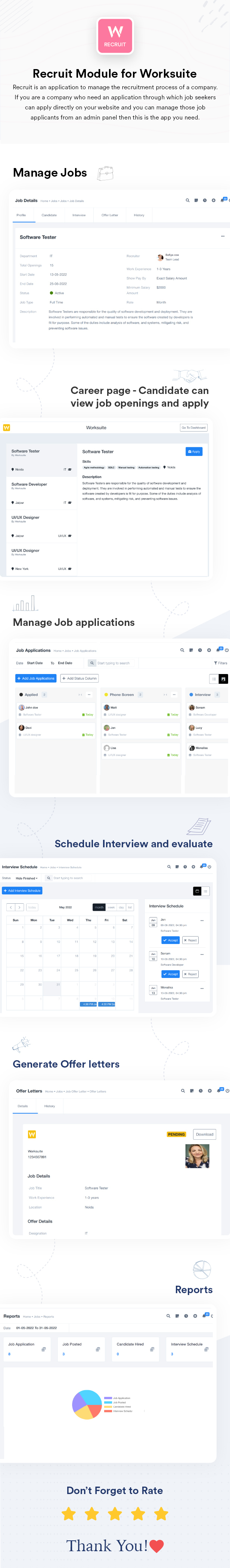Recruit Module For Worksuite CRM - 3