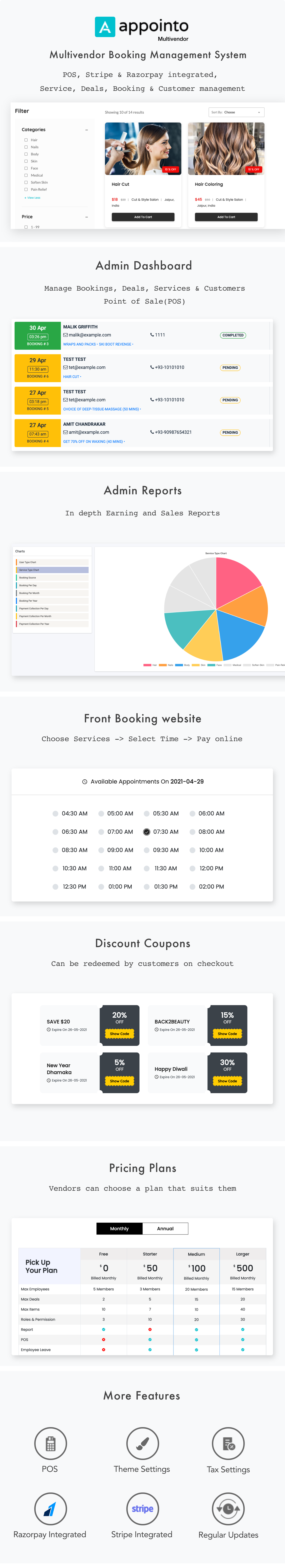 Appointo Multi Vendor - Booking Management System - 6