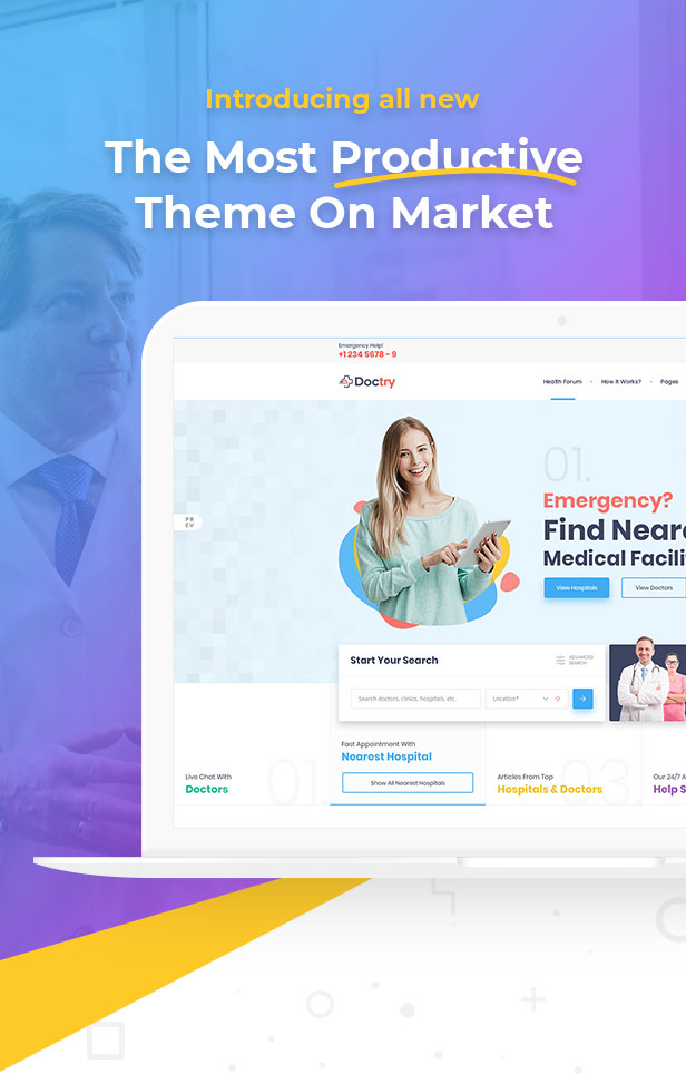 Doctry - Doctors and Hospitals Listing Theme - 6