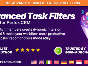 Advanced Task Filters module for Perfex CRM