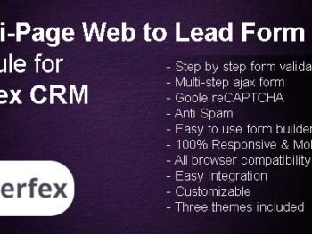 Multi-Page Web to Lead Form Module