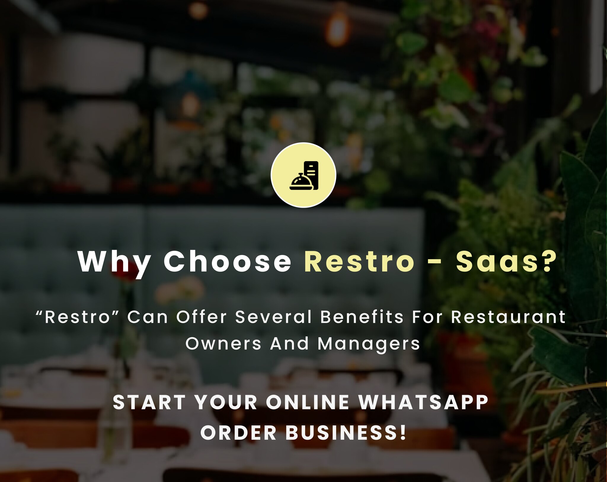 Restro SaaS - Multi Restaurant Online WhatsApp Food Ordering System SaaS