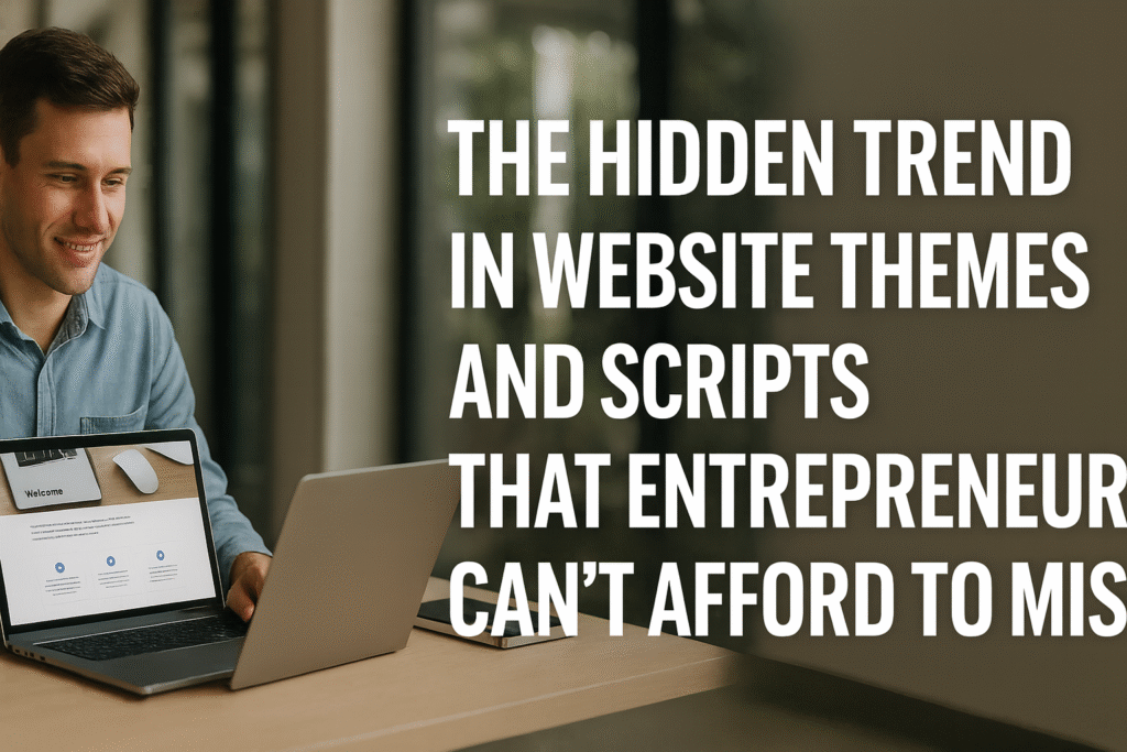 The Hidden Trend in Website Themes and Scripts That Entrepreneurs Can’t Afford to Miss